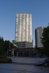 日本の東京港区赤坂4丁目の風景