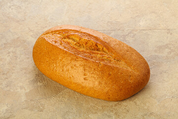 Homemade crust Bread loaf isolated