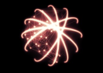 グローバルネットワークの概念イラスト