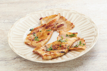 Grilled squid with unagi sauce