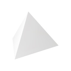 Realistic Tetrahedron Illustration