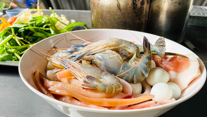 Crown flower. Calotropis or Dok rak (flower of love in Thai)