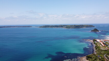 Fototapeta premium 【角島大橋】山口県下関市豊北町大字神田～角島