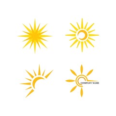 sun illustration logo