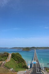 【角島大橋】山口県下関市豊北町大字神田～角島