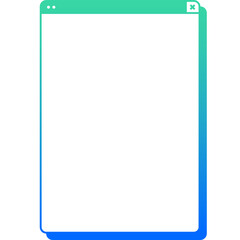 Obraz premium interface browser illustration