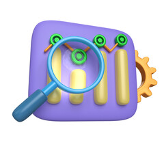 data analysis 3d render