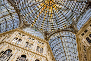 Obraz premium Galleria Umberto I à Naples