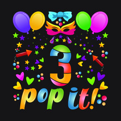 Fototapeta premium Birthday T-shirt Designs with unique vector