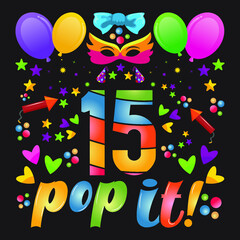 Birthday T-shirt Designs with unique vector