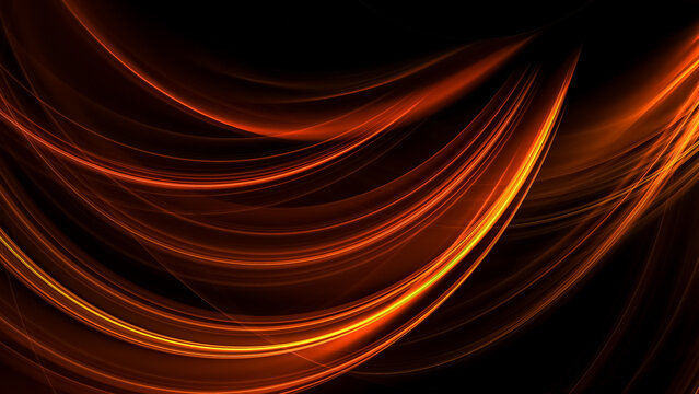 Widescreen Abstract Fire Background