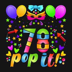 Birthday T-shirt Designs with unique vectors