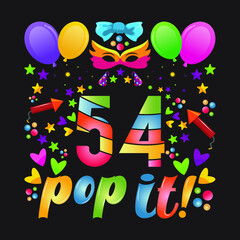 Birthday T-shirt Designs with unique vectors