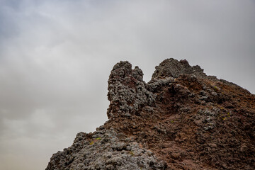 Cratère du volcan Vésuve