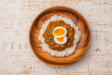 ドライカレー　キーマカレー　dry curry and rice set - 502007585