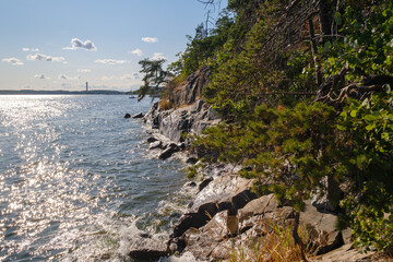 Lidingö island in Stockholm sweden in summer