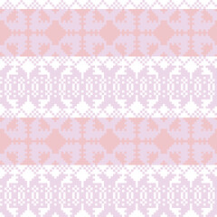 Christmas Fair Isle Seamless Pattern Design