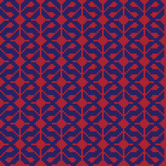 Christmas Fair Isle Seamless Pattern Design