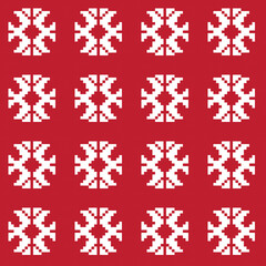 Christmas Fair Isle Seamless Pattern Design