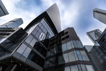 Skyscrapers in the Moscow City area in Moscow