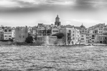 Scenic view of Saint-Tropez, Cote d'Azur, France