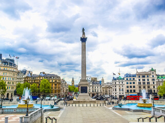 Fototapeta na wymiar Trafalgar Square, London