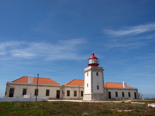 Fototapeta na wymiar Farol Cabo Sardao - Cabo Sardao lighthouse, Alentejo - Portugal 
