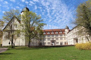 Fototapeta na wymiar Das Schloss Rotenburg in Rotenburg an der Fulda