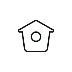 Homepage icon isolated on white background. Home symbol modern, simple, vector, icon for website design, mobile app, ui. Vector Illustration