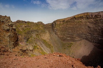 Cratère du volcan Vésuve