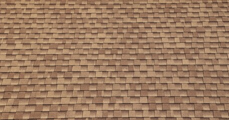 Beige Roof Shingles background and texture
