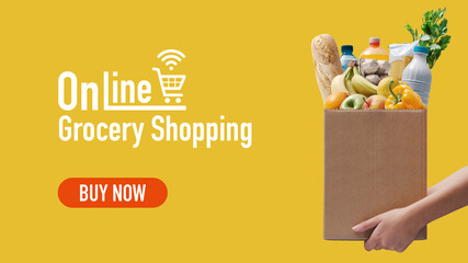 Online grocery shopping and home delivery