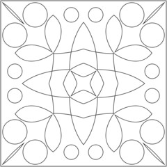 Geometric Coloring Page M_2204038