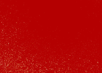 赤地に金粉のテクスチャ背景素材