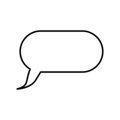 Vector talking cloud or frame. Cloud with place for text in line style. Bubble speech cloud, great design for any purposes. Sticker design.Vector illustration with thought cloud for text.