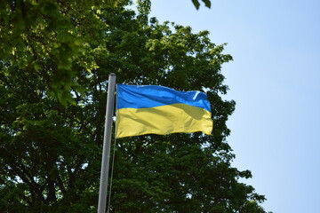 Flagge der Ukrainer