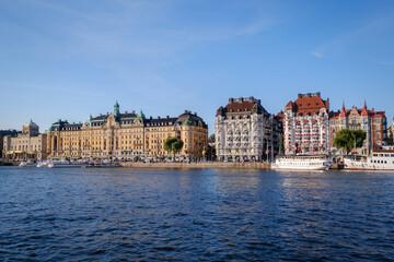 Fototapeta na wymiar Capital of Sweden - Stockholm sights