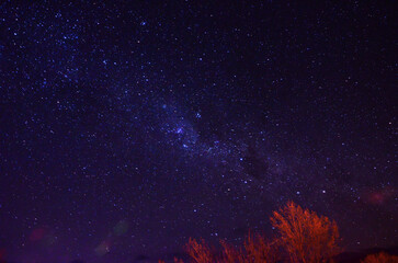 night sky with stars