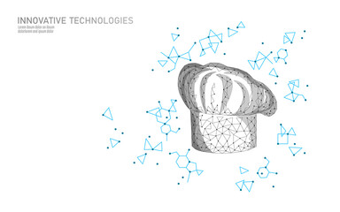 3D chef kitchen molecular gastronomy concept. One line continuous lineart chemistry cook structure experiment. Delirious restaurant dish vector illustration