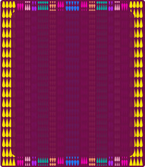 赤紫のコピースペースと雫模様の背景イラスト