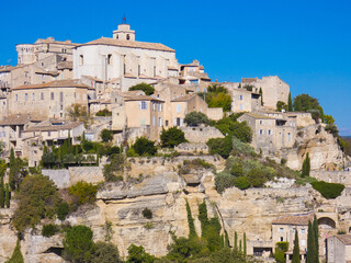 Obraz premium Magnificent village of Gordes which is one of the most beautiful villages in France located in the Luberon in Provence