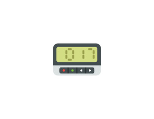 Pager Vector Isolated Emoticon. Pager Icon