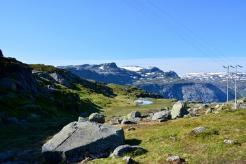 landscape in the mountains