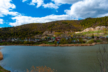 The village of Shiryaevo in the national park 