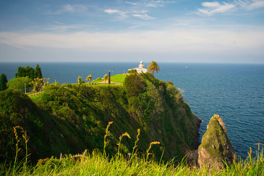 Faro de Candas, Cand&aacute;s, Asturias, Espa&ntilde;a, Spain