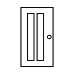 Door vector for website symbol icon presentation