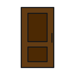 Door vector for website symbol icon presentation