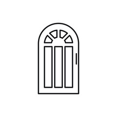 Door vector for website symbol icon presentation
