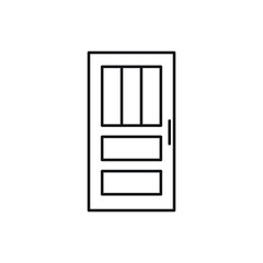 Door vector for website symbol icon presentation