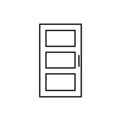Door vector for website symbol icon presentation